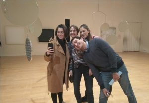 Students on a cultural visit in Lyon