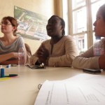 students during a french class at inflexyon