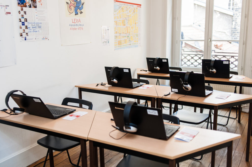 examination room with computers