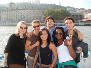 International students in Lyon