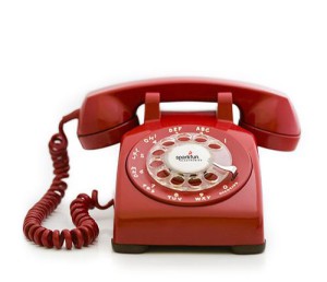 téléphone rouge